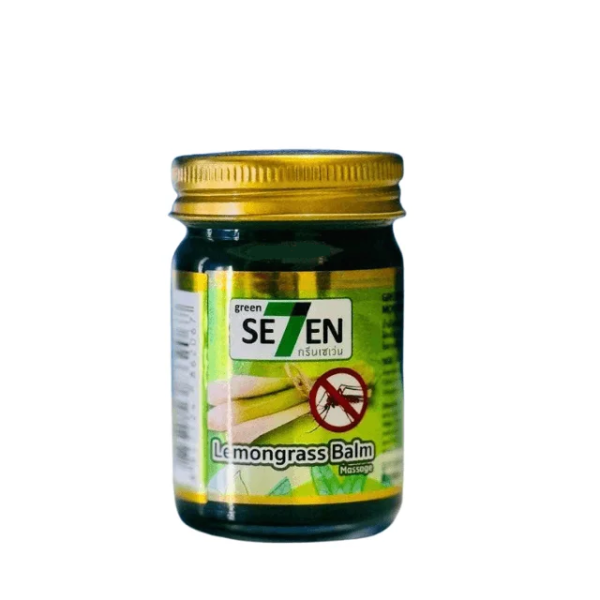 Jual Green Se7en Lemongrass Balm Massage With Anti-mosquito 50g